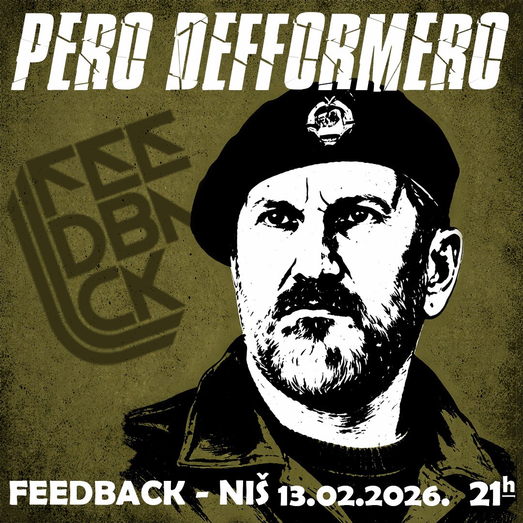 Pero Defformero u Nišu 13. februara!
