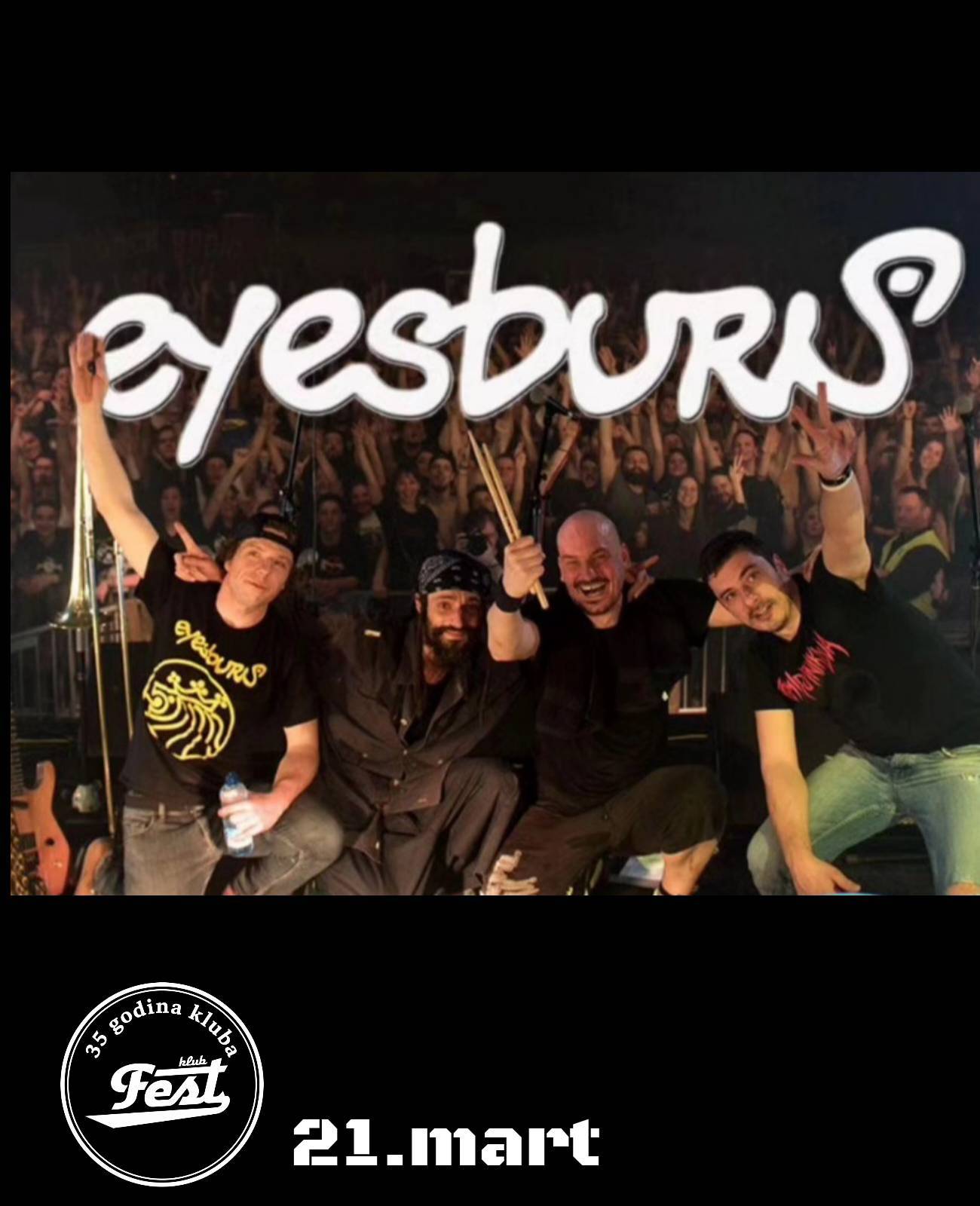 Eyesburn u klubu Fest 