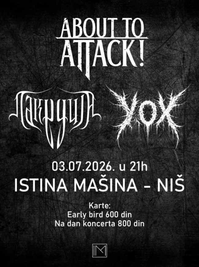 About to Attack · Lakrdija · Yox · Istina Mašina