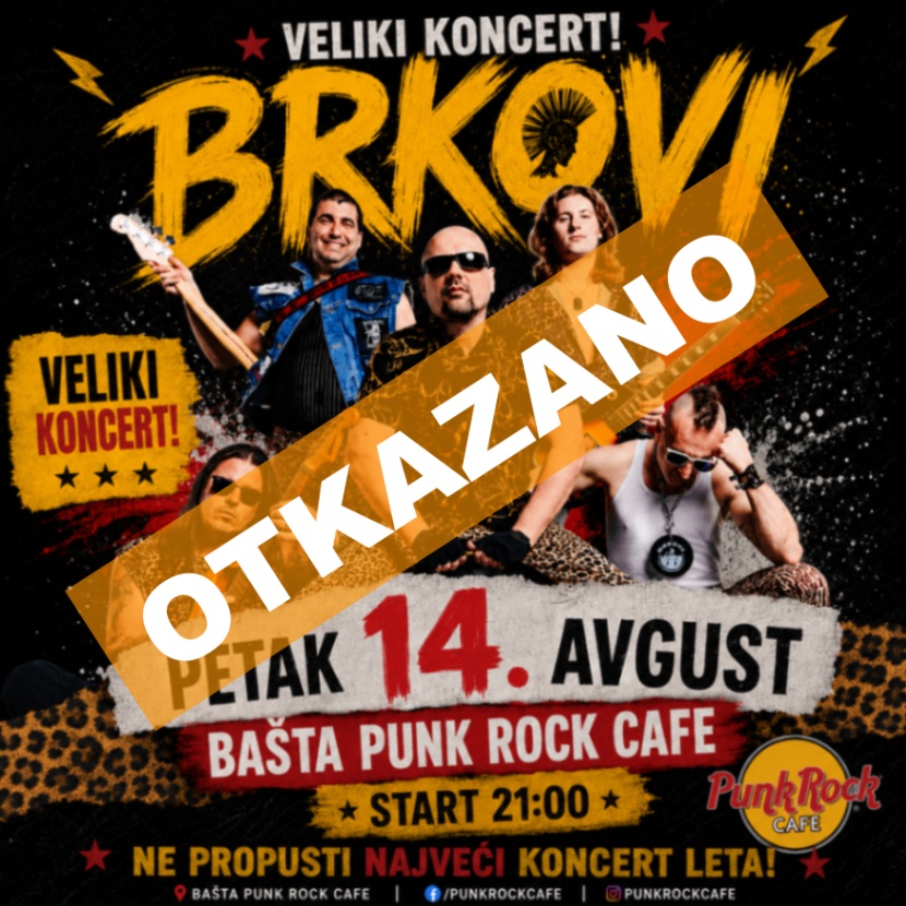      BRKOVI  Bašta Punk Rock cafe 14. avgust
