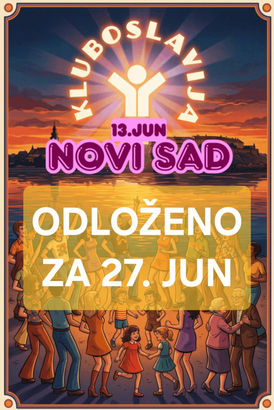 Kluboslavija u Novom Sadu 13. jun