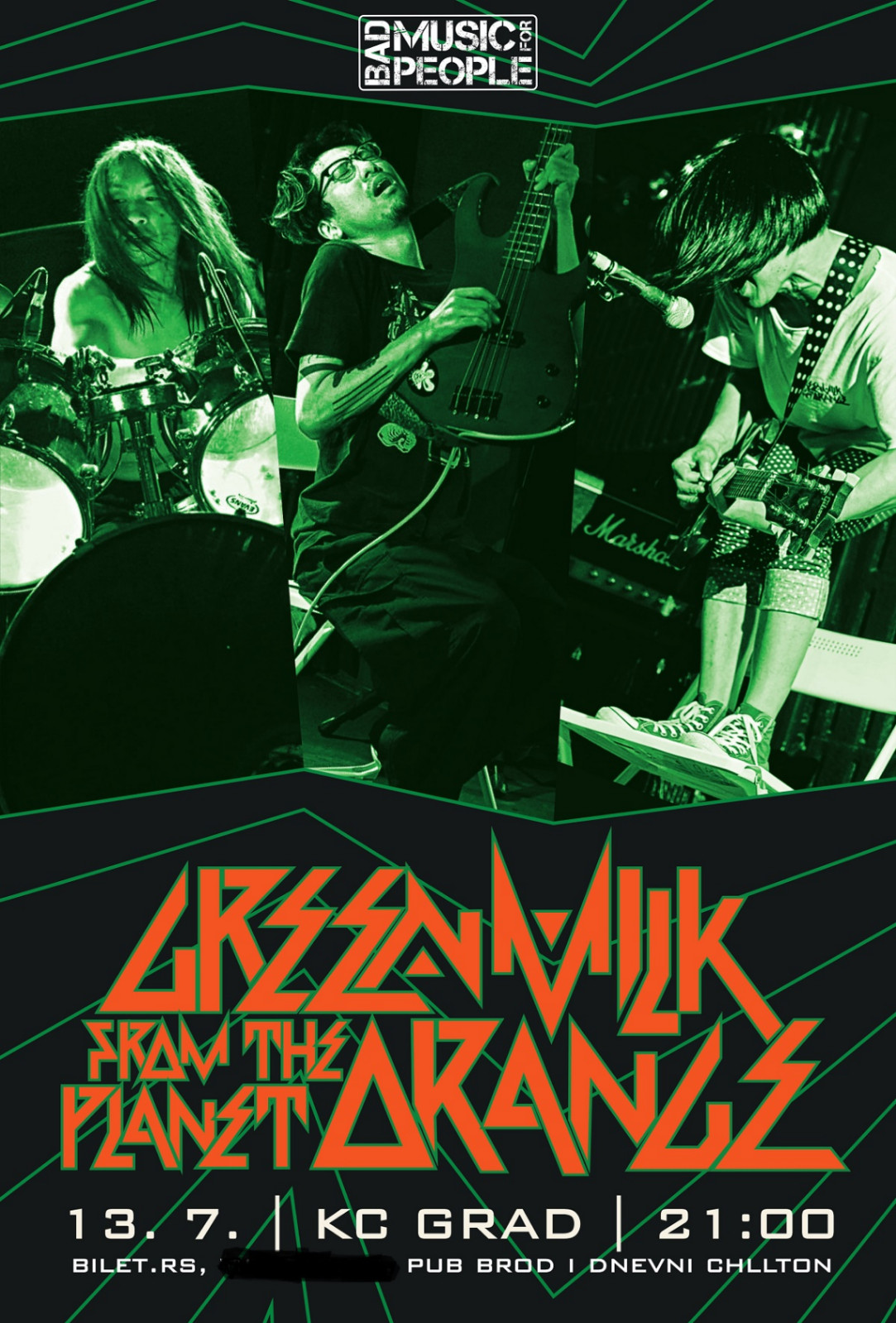 Green Milk From The Planet Orange u Beogradu