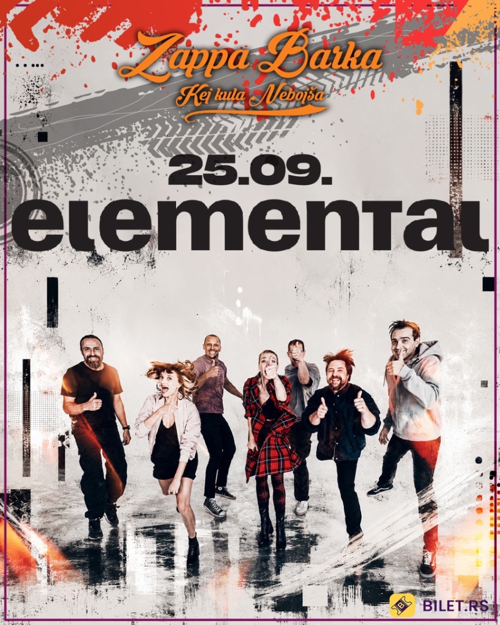 ELEMENTAL na Zappa Barci
