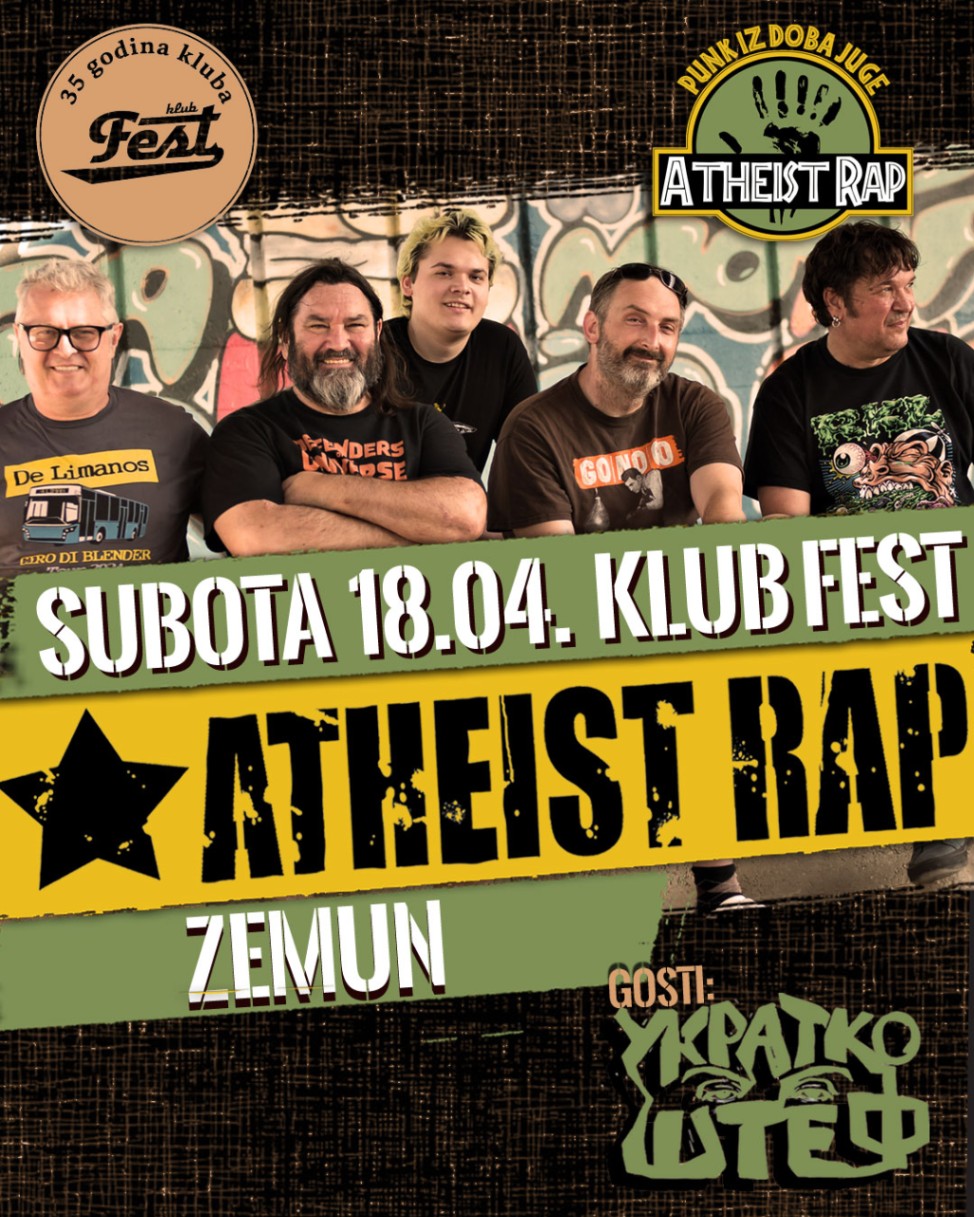 Atheist Rap u Klubu Fest 