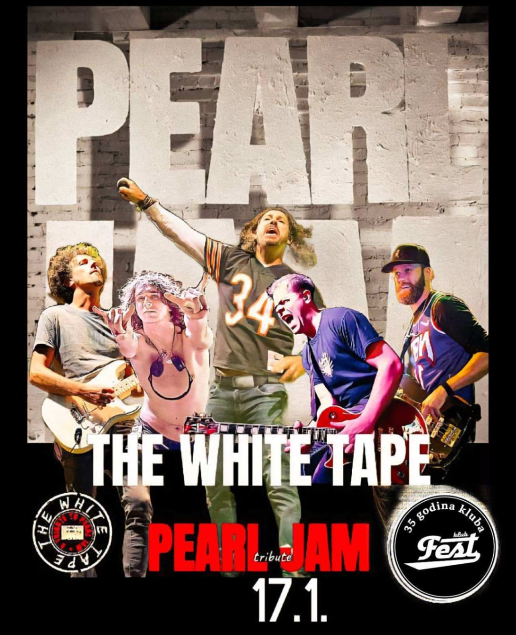The White Tape - Pearl Jam tribute u Klubu Fest 