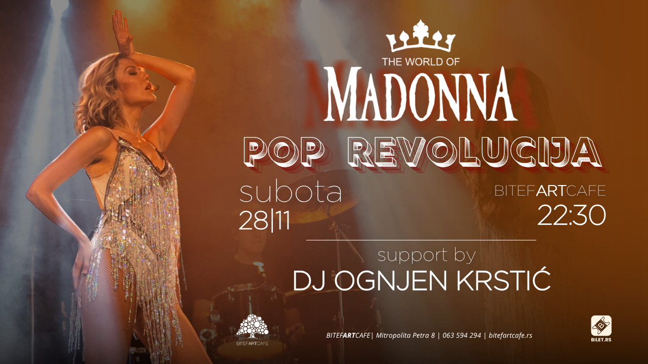 The world of MADONNA & DJ Ognjen Krstić - BitefArtCafe
