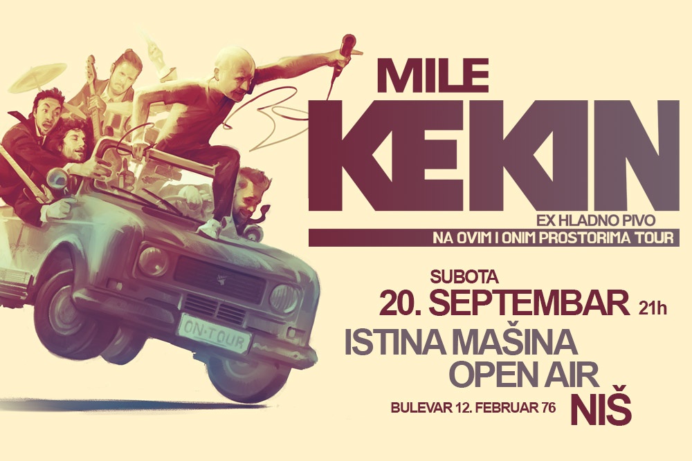 Mile Kekin u Nišu 20. septembra!