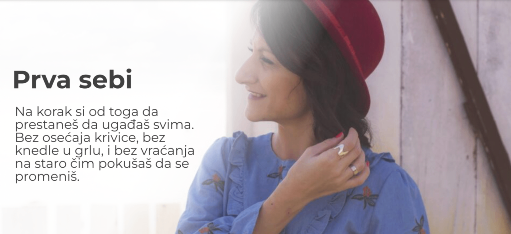 Online program Prva sebi i kurs o emocijama