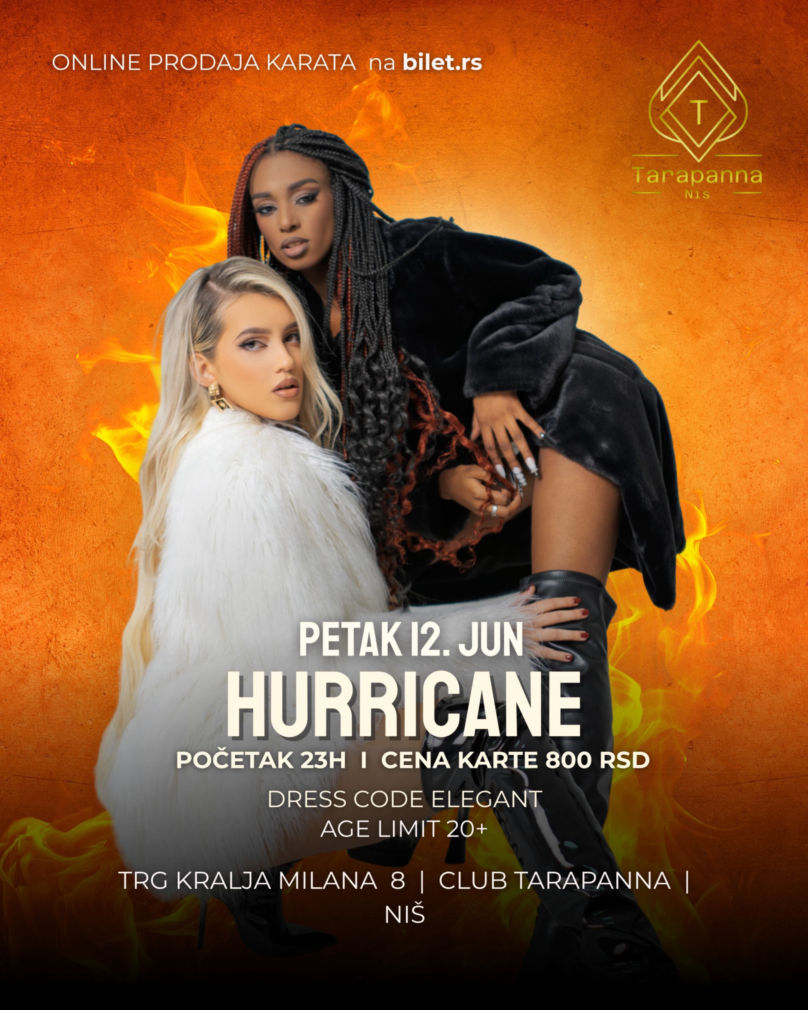 HURRICANE - CLUB TARAPANNA NIŠ