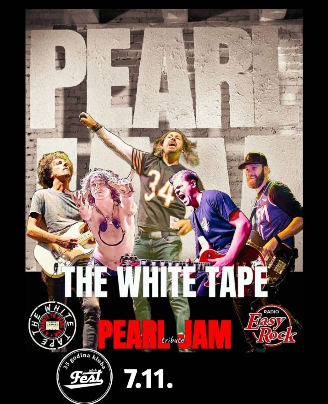 White Tape (🇮🇹 ITA) Pearl Jam tribute u Klubu Fest 