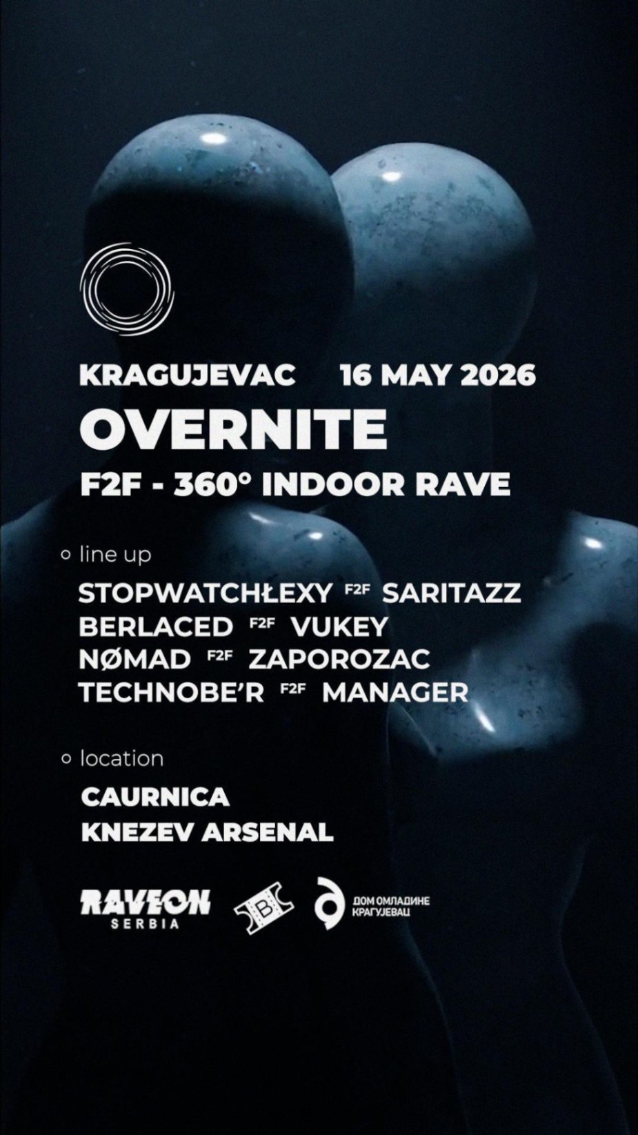 OVERNITE - INDOOR HARDCORE F2F 360° RAVE