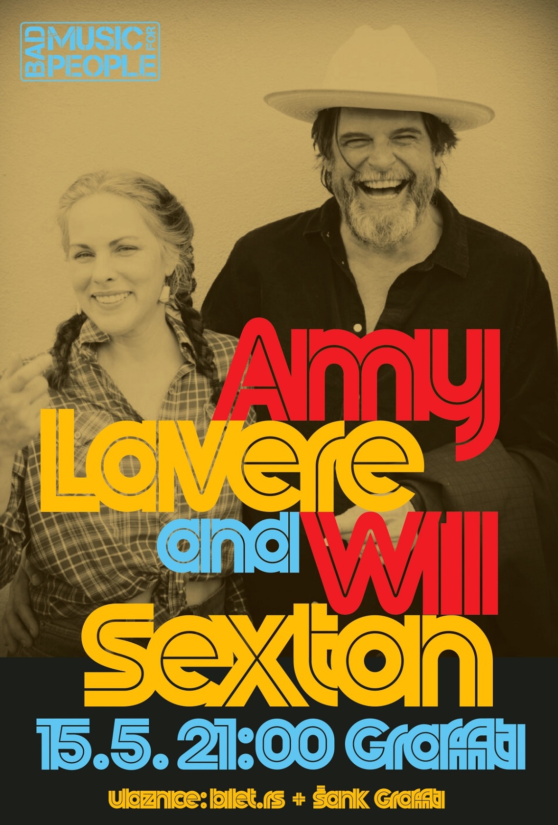 Amy  LaVere & Will Sexton u Novom Sadu