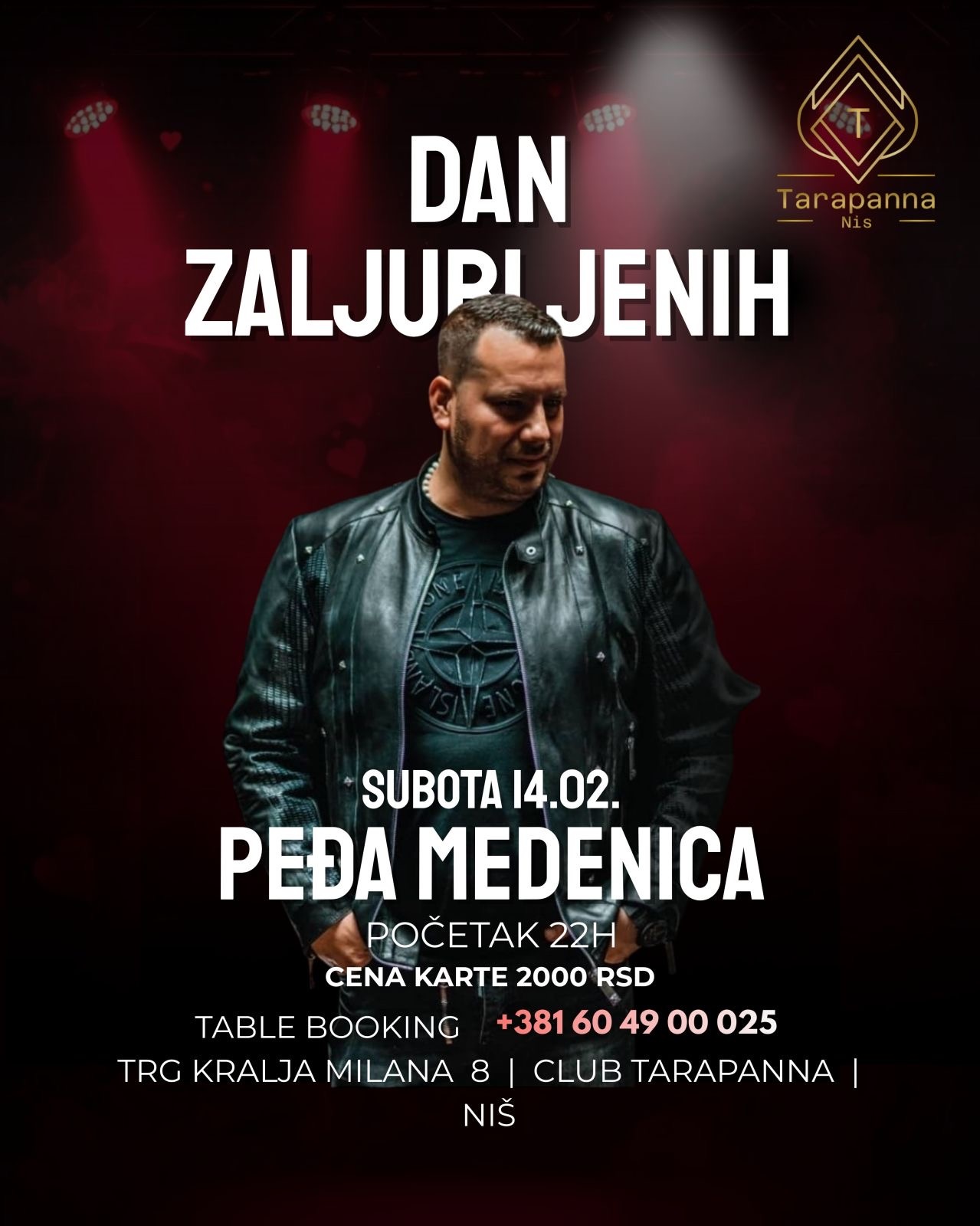 DAN ZALJUBLJENIH - PEDJA MEDENICA