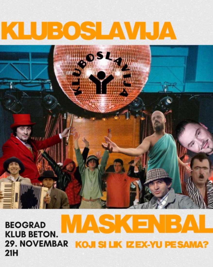 Kluboslavija Maskenbal Beograd 29.11.