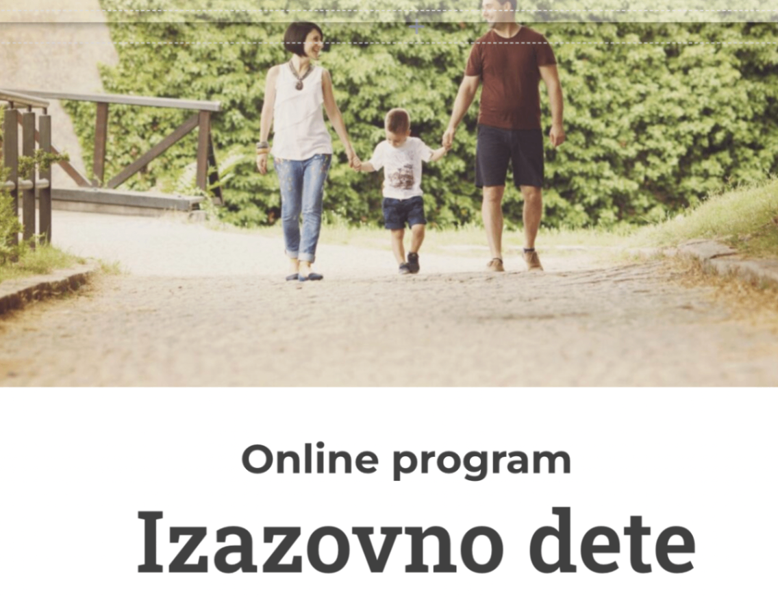 Online program Izazovno dete