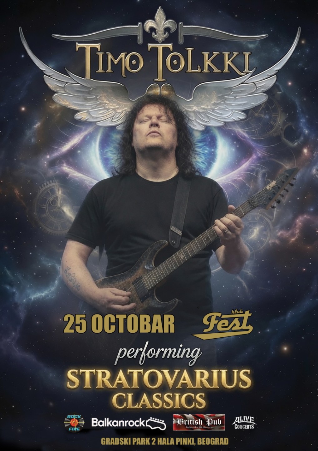Timo Tolkki u klubu Fest