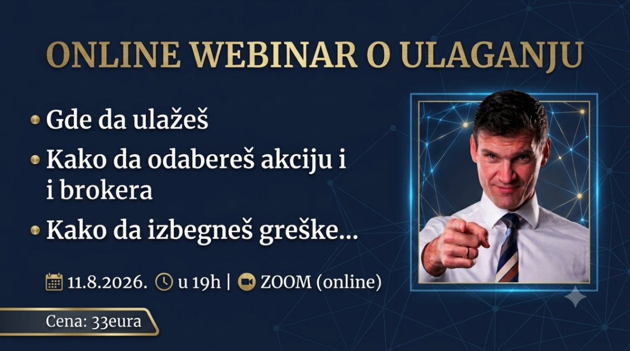 Online webinar: ULAGANJE