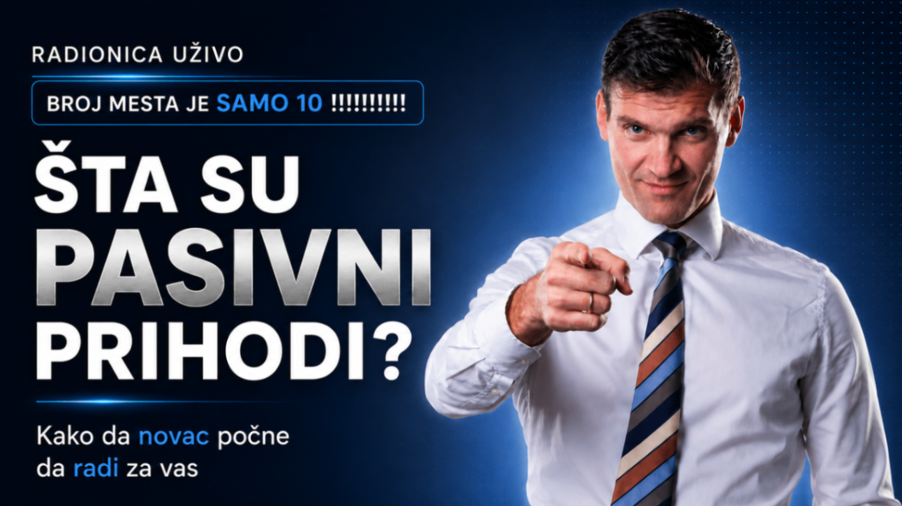 Radionica uživo: Šta su pasivni prihodi?